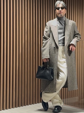 「アイテム（ハンドバッグ）」を使った、じゅんちゃんさん（メンズ・176cm）の秋コーディネート