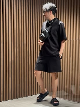 「アイテム（スウェット）」を使った、じゅんちゃんさん（メンズ・176cm）の夏コーディネート