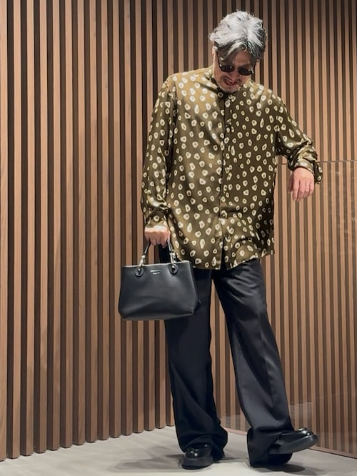 エンポリオ アルマーニ】ローファー ブラッシュドレザー製