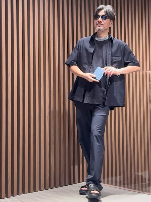EMPORIO ARMANI シャツ 「エンポリオ アルマーニ」半袖オーバー