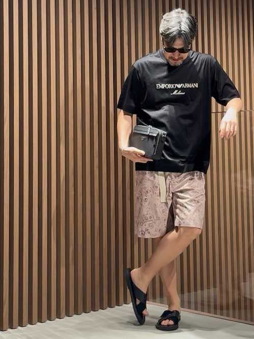 送料関税込み☆EMPORIO ARMANI ロゴ サンダル EMPORIO ARMANI サンダル 「エンポリオ アルマーニ」クロス