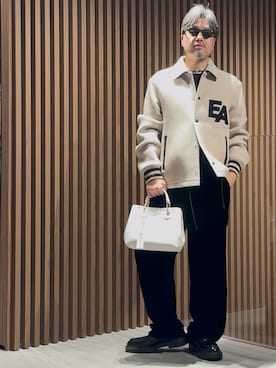 「アイテム（ネックレス）」を使った、じゅんちゃんさん（メンズ・176cm）の秋コーディネート