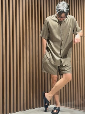 「EMPORIO ARMANI 六本木ヒルズ店」｜じゅんちゃんさん（メンズ・176cm）の夏コーディネート