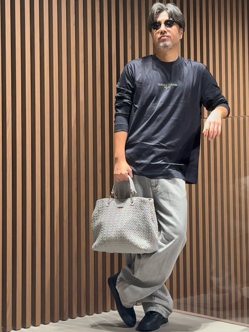 エンポリオ アルマーニ】ベルト レザー製 ロゴバックル（ベルト