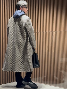 「アイテム（テーラードジャケット）」を使った、じゅんちゃんさん（メンズ・176cm）の冬コーディネート