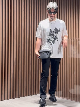 「パールアクセ」｜じゅんちゃんさん（メンズ・176cm）の秋コーディネート