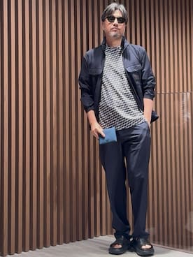 「アイテム（財布/小物）」を使った、じゅんちゃんさん（メンズ・176cm）の秋コーディネート