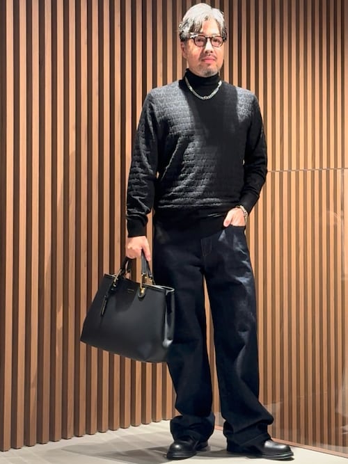 エンポリオ アルマーニ】ステンレススチール製チェーン