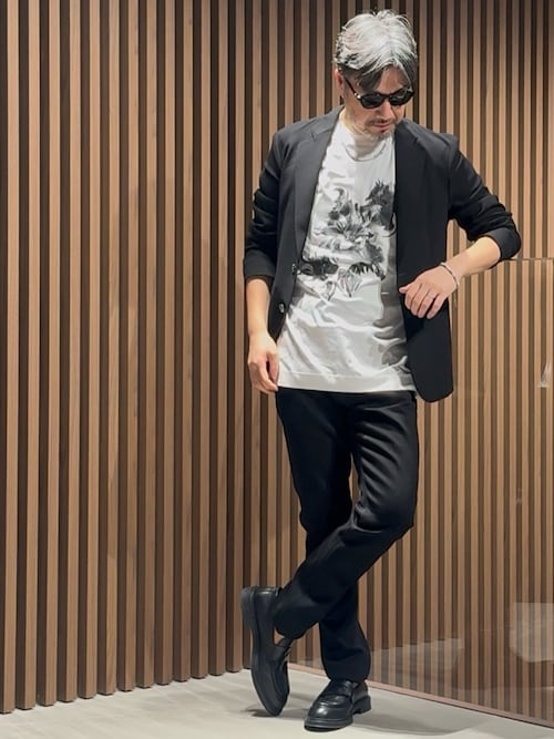 美品　エンポリオアルマーニ　EMPORIO ARMANI　コインローファー　7 エンポリオ アルマーニ】ローファー ブラッシュドレザー製