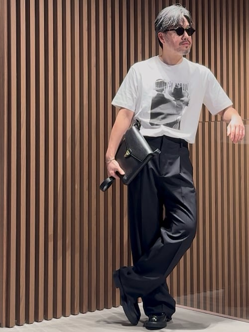 EMPORIO ARMANI スラックス 「エンポリオ アルマーニ」タック入り