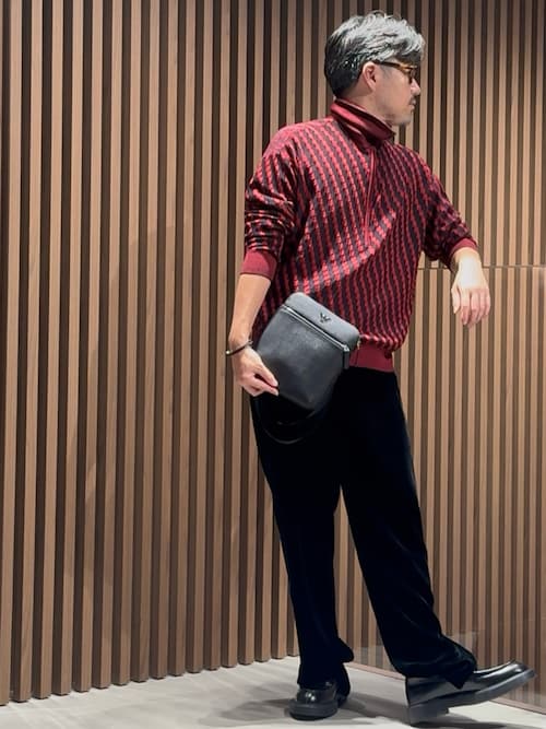 EMPORIO ARMANI セーター ニット 「エンポリオ アルマーニ」ハーフ