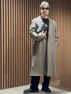 「アイテム（テーラードジャケット）」を使った、じゅんちゃんさん（メンズ・176cm）の秋コーディネート