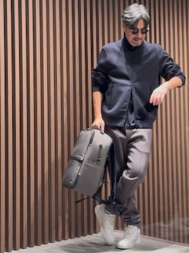 「アイテム（バックパック/リュック）」を使った、じゅんちゃんさん（メンズ・176cm）の秋コーディネート