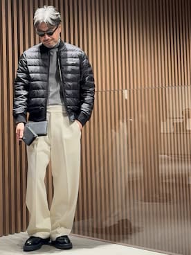 「アイテム（財布）」を使った、じゅんちゃんさん（メンズ・176cm）の冬コーディネート