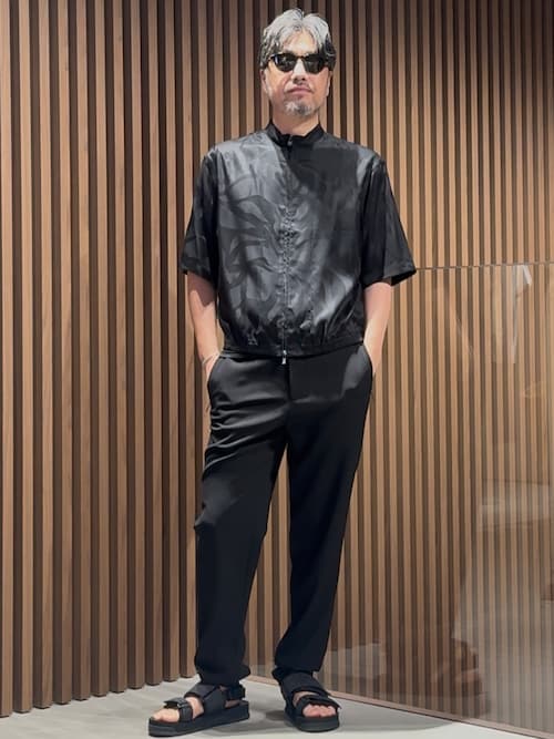 EMPORIO ARMANI シャツ 「エンポリオ アルマーニ」ASV フルジップ