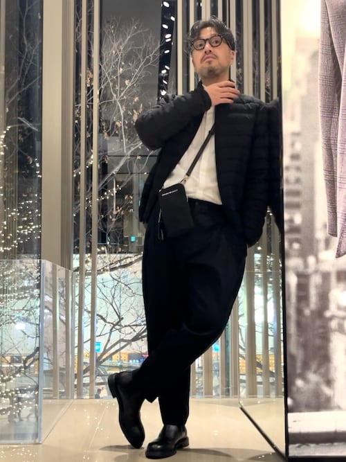 EMPORIOARMANIエンポリオアルマーニキルティングレザージャケット54 EMPORIOARMANIエンポリオアルマーニキルティングレザージャケット54