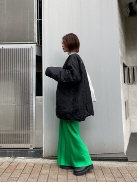 井上愛さん（レディース・160cm）の秋コーディネート