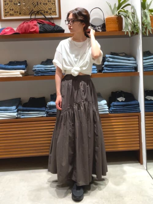 ギャザーデザインスカート