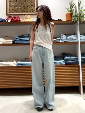 井上愛さん（レディース・160cm）の夏コーディネート