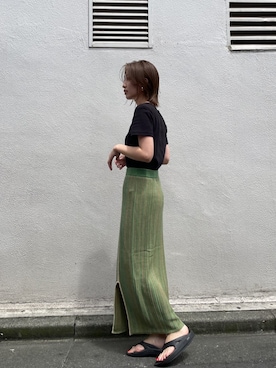 井上愛さん（レディース・160cm）の夏コーディネート