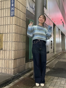 井上愛さん(レディース・160cm)の秋コーディネート