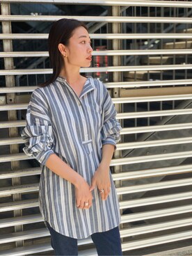 井上愛さん(レディース・160cm)の秋コーディネート