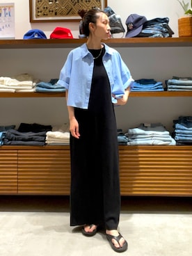 「Ungrid（アングリッド）のアイテム」を使った、井上愛さん（レディース・160cm）の夏コーディネート