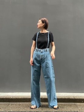 井上愛さん（レディース・160cm）の夏コーディネート