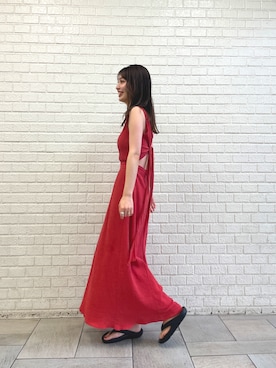 井上愛さん（レディース・160cm）の夏コーディネート