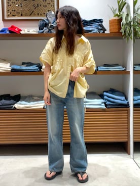 「Ungrid（アングリッド）のアイテム」を使った、井上愛さん（レディース・160cm）の夏コーディネート
