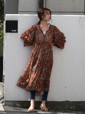 井上愛さん（レディース・160cm）の春コーディネート