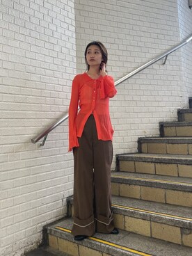 井上愛さん（レディース・160cm）の夏コーディネート