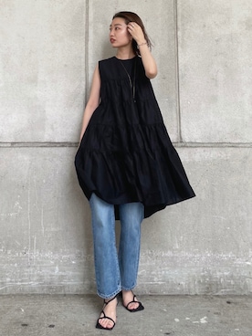 井上愛さん（レディース・160cm）の夏コーディネート