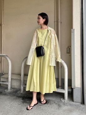 井上愛さん（レディース・160cm）の春コーディネート