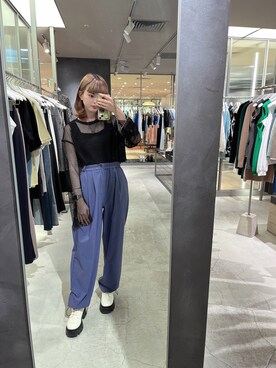 奥野由樹さん(レディース・163cm)の春コーディネート