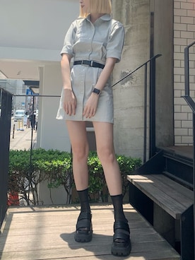 奥野由樹さん（レディース・163cm）の夏コーディネート