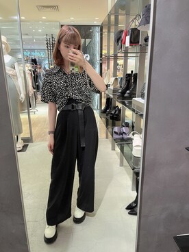 奥野由樹さん（レディース・163cm）の春コーディネート