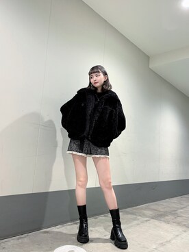 奥野由樹さん(レディース・163cm)の冬コーディネート