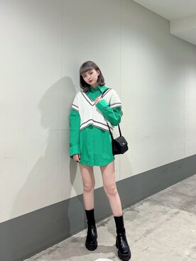 奥野由樹さん(レディース・163cm)の冬コーディネート