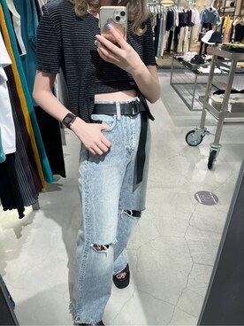 奥野由樹さん(レディース・163cm)の夏コーディネート