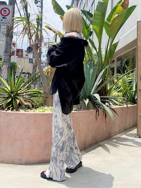 奥野由樹さん（レディース・163cm）の夏コーディネート