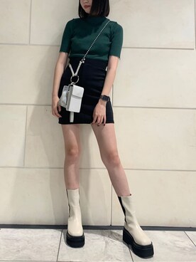 奥野由樹さん（レディース・163cm）の夏コーディネート