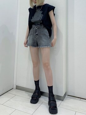 奥野由樹さん(レディース・163cm)の夏コーディネート