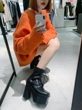 奥野由樹さん（レディース・163cm）の秋コーディネート