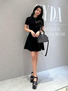 「GYDA（ジェイダ）のアイテム」を使った、aikaさん（レディース・158cm）の春コーディネート