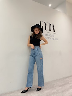 「158cmコーデ」｜「アイテム（帽子）」を使った、aikaさん（レディース・158cm）の春コーディネート