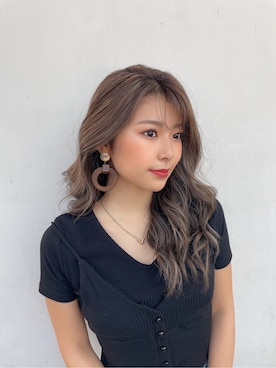 「158cmコーデ」｜「アイテム（アクセサリー）」を使った、aikaさん（レディース・158cm）の春コーディネート