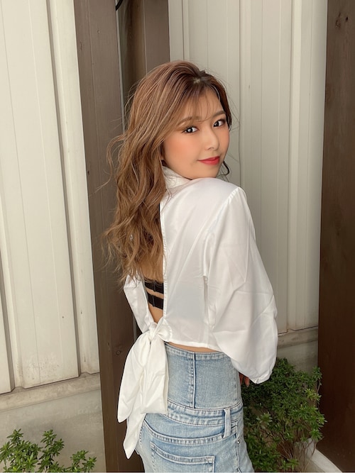 d.i.a. ダイヤ Budwoman チューブトップス☆ セール】フリンジデニムベアトップス（チューブトップ）｜GYDA