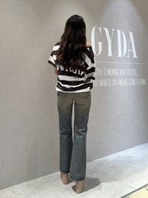 ハイウエスト ASID WASHワイドデニムパンツ｜ジェイダ（GYDA
