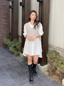 GYDA ニットベスト Vネック GYDA PATTERN ニットベスト[品番：MKSW0042412]｜GYDA